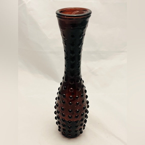 Mid-Century Amethyst Hobnail Bud Vase, Vintage, EUC - Picture 2 of 9